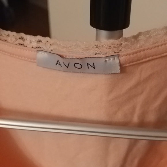 Avon Peach Lace Top 3X - Picture 2 of 6
